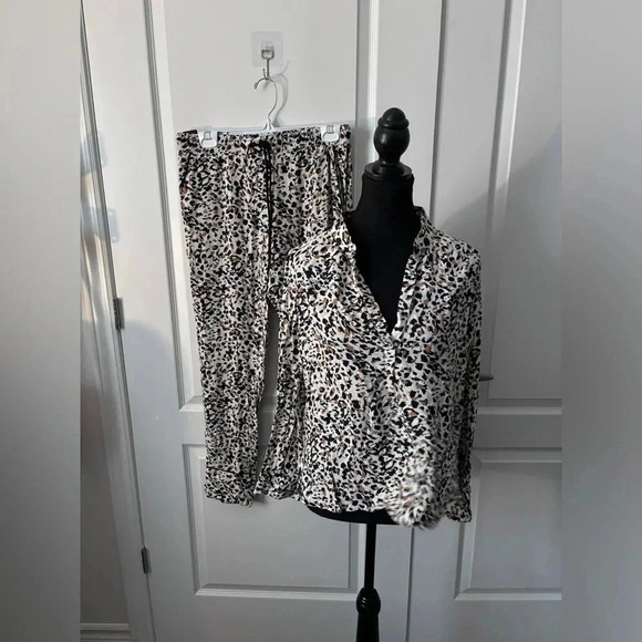 Zadig & Voltaire | Leopard Print Lounge Set | Size S - Picture 2 of 13